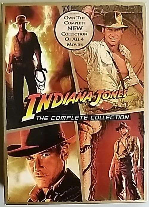 Indiana Jones - The Complete Collection 1-4 (5DVD) | Antikvaari Kirja- ja Lehtilinna / Raimo Kreivi | Osta Antikvaarista - Kirjakauppa verkossa