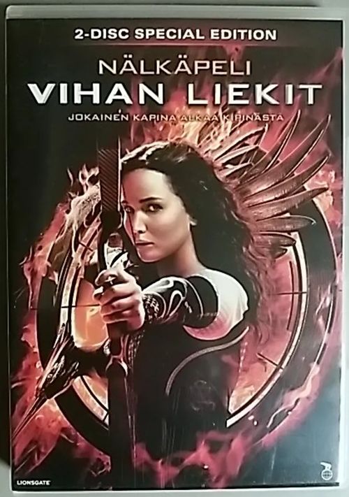 Nälkäpeli - Vihan Liekit (2-Disc Special Edition) - Toiminta vuodelta 2013 ohjaus Francis Lawrence pääosissa Jennifer Lawrence - Philip Seymour Hoffman - Liam Hemsworth - Woody Harrelson ja Josh Hutcherson. | Antikvaari Kirja- ja Lehtilinna / Raimo Kreivi | Osta Antikvaarista - Kirjakauppa verkossa