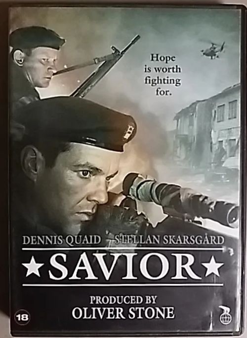 Savior - Draama vuodelta 1998 ohjaus Predrag Antonijevic pääosissa Dennis Quaid ja Stellan Skarsgård. | Antikvaari Kirja- ja Lehtilinna / Raimo Kreivi | Osta Antikvaarista - Kirjakauppa verkossa