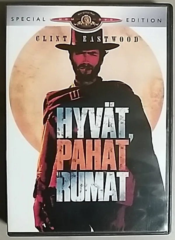 Hyvät, pahat ja rumat - The Good The Bad and The Ugly (Special Edition 2Disc.) - Lännen elokuvat vuodelta 1966 ohjaus Sergio Leone pääosissa Clint Eastwood - Mario Brega - Eli Wallach ja Lee Van Cleef. | Antikvaari Kirja- ja Lehtilinna / Raimo Kreivi | Osta Antikvaarista - Kirjakauppa verkossa