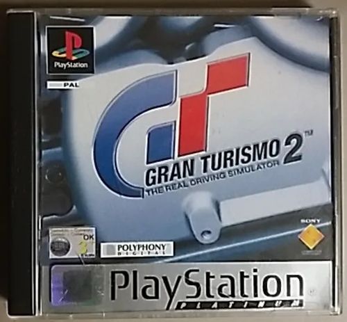 Gran Turismo 2 - PlayStation 1 (2Disc.) | Antikvaari Kirja- ja Lehtilinna / Raimo Kreivi | Osta Antikvaarista - Kirjakauppa verkossa