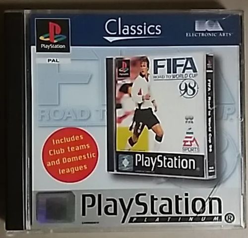 FIFA - Road to World Cup 98 - PlayStation 1 | Antikvaari Kirja- ja Lehtilinna / Raimo Kreivi | Osta Antikvaarista - Kirjakauppa verkossa