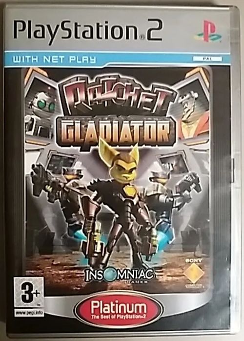 Ratchet - Gladiator - PlayStation 2 | Antikvaari Kirja- ja Lehtilinna / Raimo Kreivi | Osta Antikvaarista - Kirjakauppa verkossa