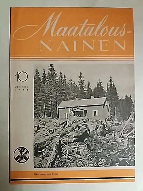 Maatalousnainen 1946 - 10 Lokakuu | Antikvaari Kirja- ja Lehtilinna / Raimo Kreivi | Osta Antikvaarista - Kirjakauppa verkossa