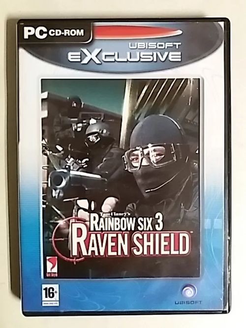 PC CD-ROM - Tom Clancy`s Rainbow Six 3 - Raven Shield - Ubisoft Exclusive (3CD) - Ubisoft | Antikvaari Kirja- ja Lehtilinna / Raimo Kreivi | Osta Antikvaarista - Kirjakauppa verkossa