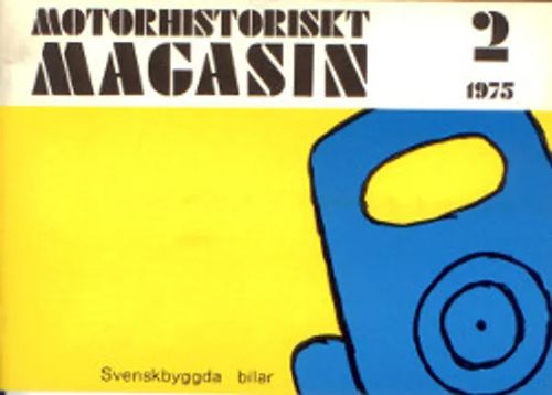 Motorhistoriskt Magasin 2/1975 | Salpakirja Oy / Kirjaspotti | Osta Antikvaarista - Kirjakauppa verkossa