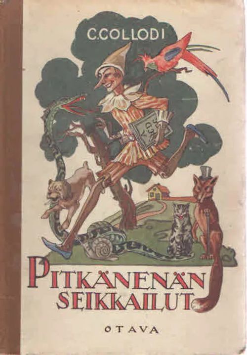 Pitkänenän seikkailut - Collodi C. | Antikvaarinen Kirjakauppa Kvariaatti | Osta Antikvaarista - Kirjakauppa verkossa