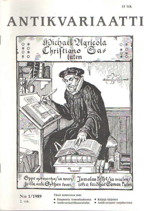 Antikvariaatti 1-4 1989 vsk. | Antikvaarinen Kirjakauppa Kvariaatti | Osta Antikvaarista - Kirjakauppa verkossa