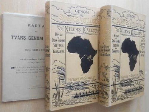 Gemon de svartes verldsdel eller Nilens Källor: kring de stora sjüarne och utför Livingstone-floden till atlantoska hafvet I-II - Stanley Henry M. | Laatu Torikirjat | Osta Antikvaarista - Kirjakauppa verkossa