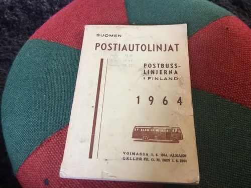 Suomen postiautolinjat 1964 | Antikvariaatti Bookkolo | Osta Antikvaarista - Kirjakauppa verkossa