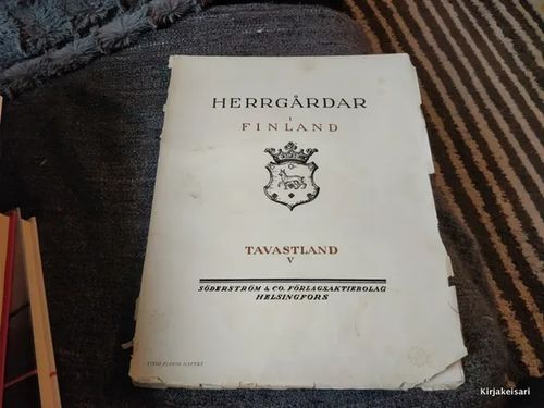 Herrgårdar i Finland - Tavastland V - Nikander Gabriel toim | Antikvariaatti Bookkolo | Osta Antikvaarista - Kirjakauppa verkossa