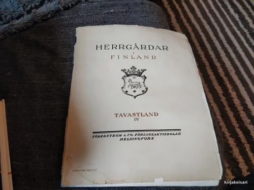 Herrgårdar i Finland - Tavastland IV | Antikvariaatti Bookkolo | Osta Antikvaarista - Kirjakauppa verkossa