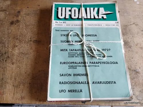 Ufoaika - vuosikerta 1972 | Antikvariaatti Bookkolo | Osta Antikvaarista - Kirjakauppa verkossa