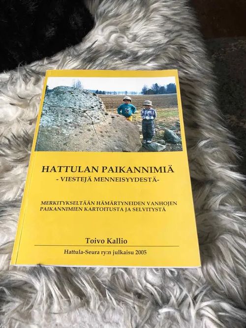 Hattulan paikannimiä - Viestejä menneisyydestä - Toivo Kallio | Antikvariaatti Bookkolo | Osta Antikvaarista - Kirjakauppa verkossa