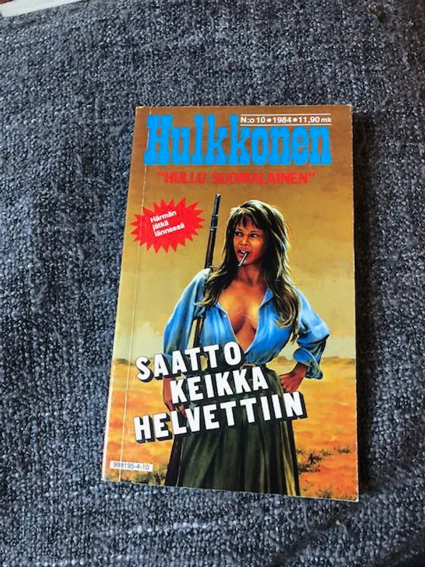 Hulkkonen "Hullu suomalainen" No 10 1984 | Antikvariaatti Bookkolo | Osta Antikvaarista - Kirjakauppa verkossa
