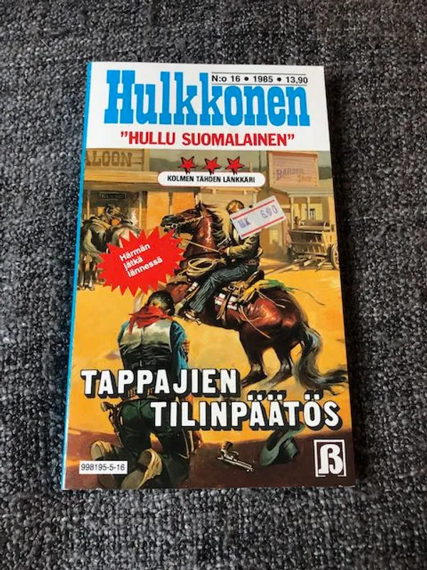 Hulkkonen "Hullu suomalainen" No 16 1985 | Antikvariaatti Bookkolo | Osta Antikvaarista - Kirjakauppa verkossa