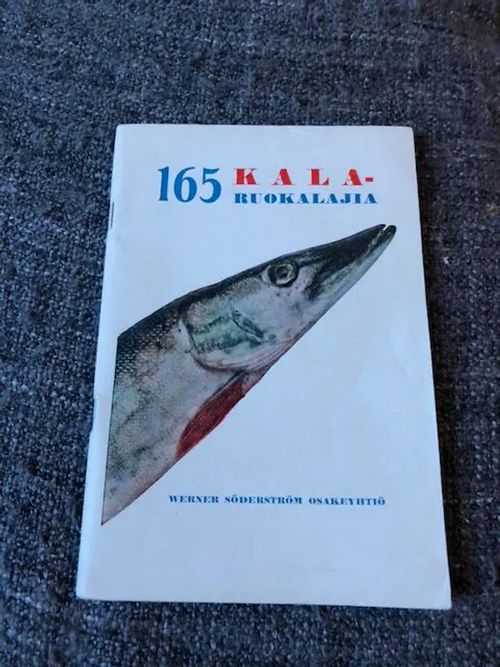 165 kalaruokalajia | Antikvariaatti Bookkolo | Osta Antikvaarista - Kirjakauppa verkossa