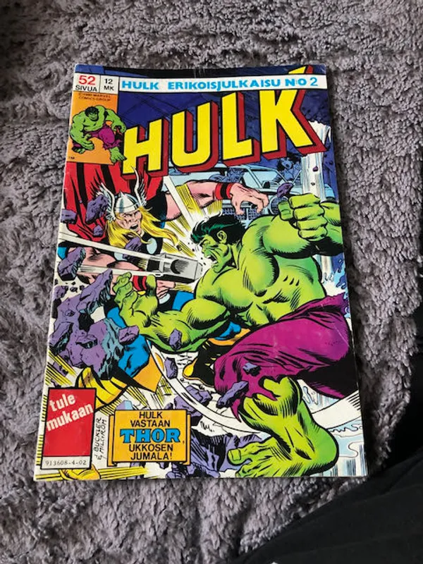 Hulk erikoisjulkaisu No 2 | Antikvariaatti Bookkolo | Osta Antikvaarista - Kirjakauppa verkossa