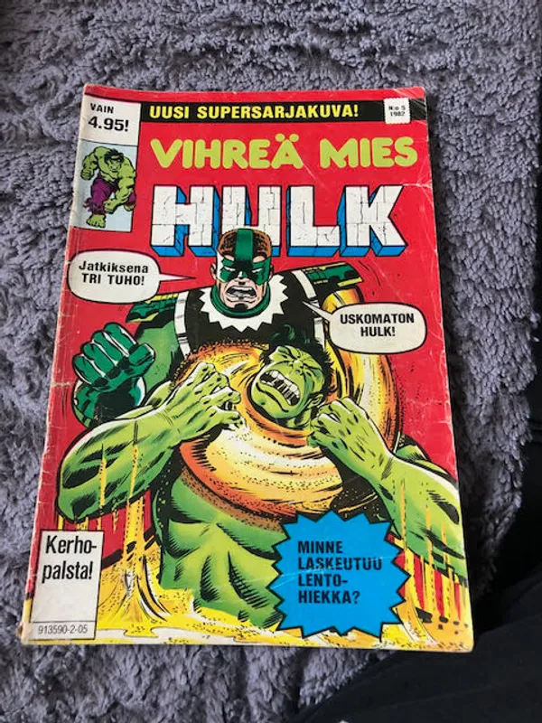 Hulk No 5 1982 | Antikvariaatti Bookkolo | Osta Antikvaarista - Kirjakauppa verkossa