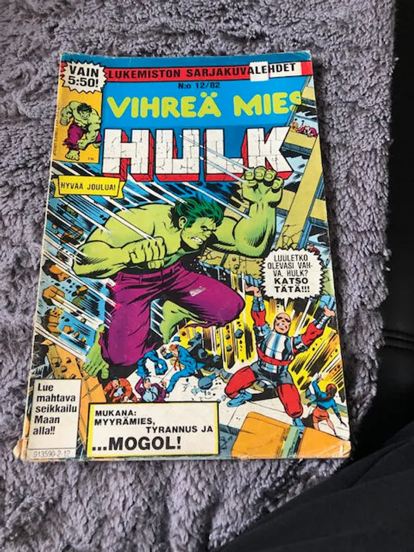 Hulk No 12 1982 | Antikvariaatti Bookkolo | Osta Antikvaarista - Kirjakauppa verkossa