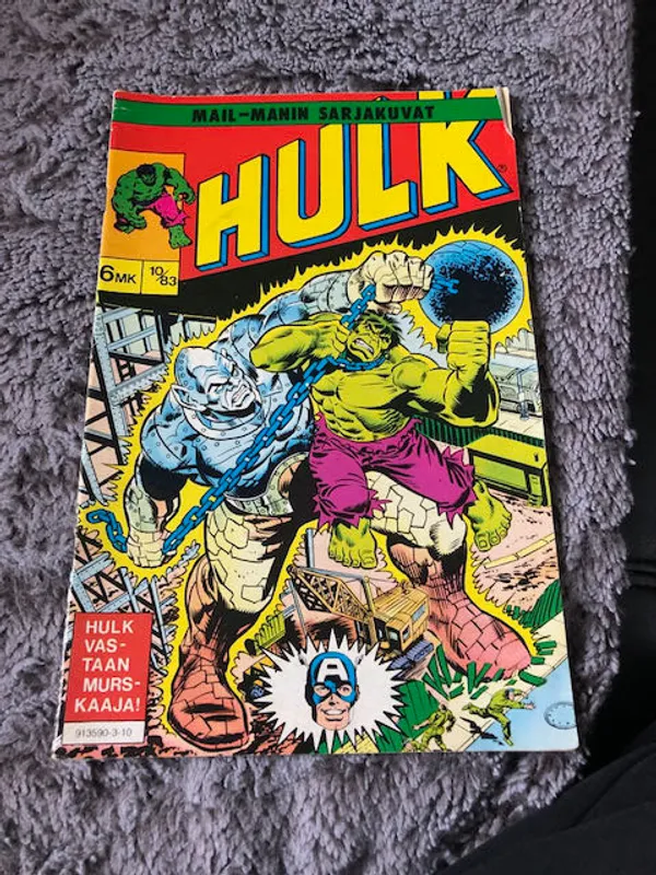 Hulk No 10 1983 | Antikvariaatti Bookkolo | Osta Antikvaarista - Kirjakauppa verkossa