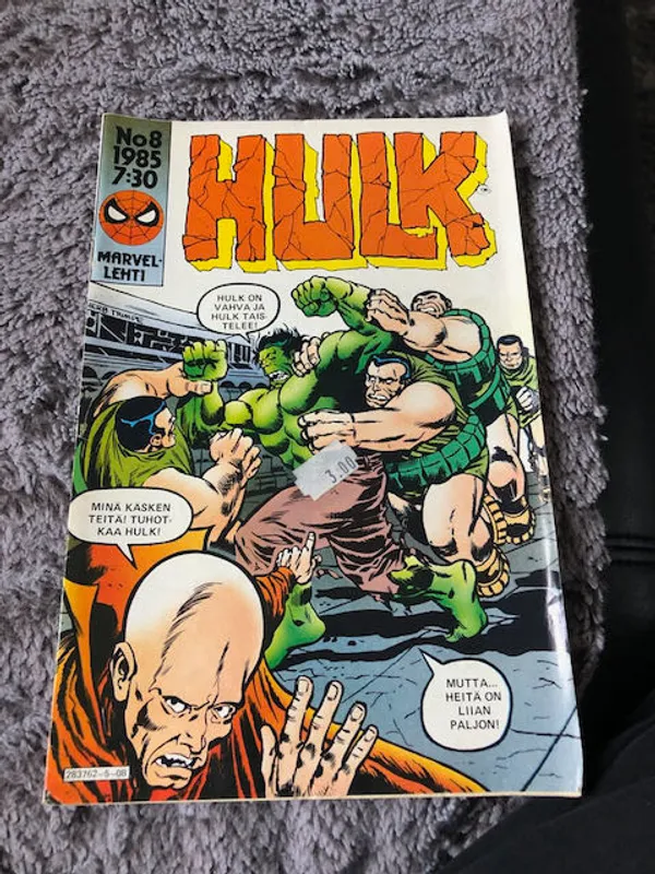 Hulk No 8 1985 | Antikvariaatti Bookkolo | Osta Antikvaarista - Kirjakauppa verkossa