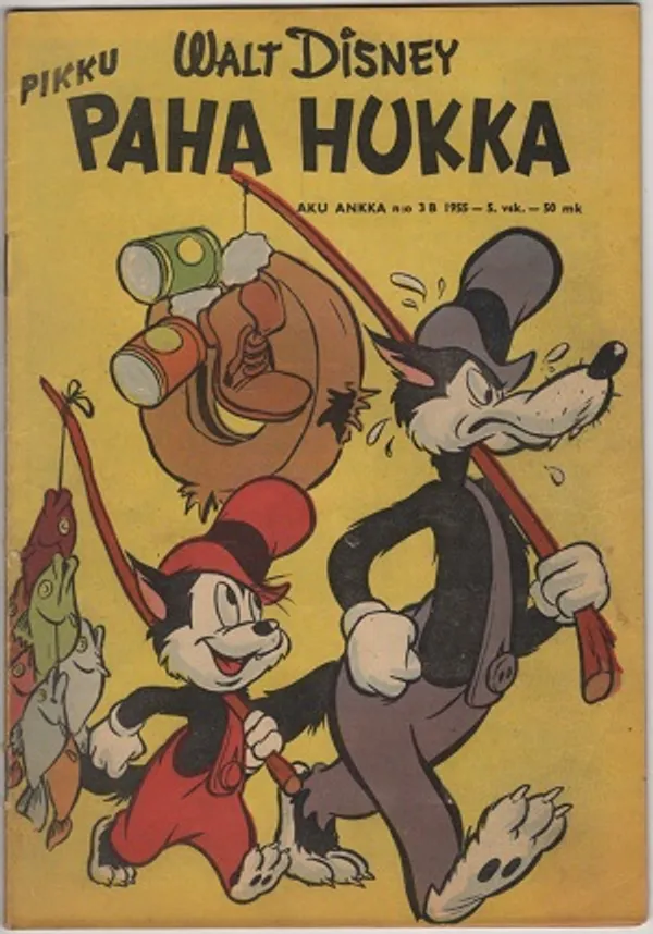 Aku Ankka 3B/1955. Pikku Paha Hukka - Disney Walt | Karhulan osto- ja myyntiliike | Osta Antikvaarista - Kirjakauppa verkossa