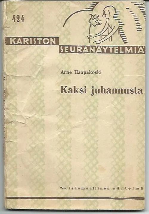 Kaksi juhannusta - Outsider ( Arne Haapakoski ) | Wanhat kirjat | Osta Antikvaarista - Kirjakauppa verkossa