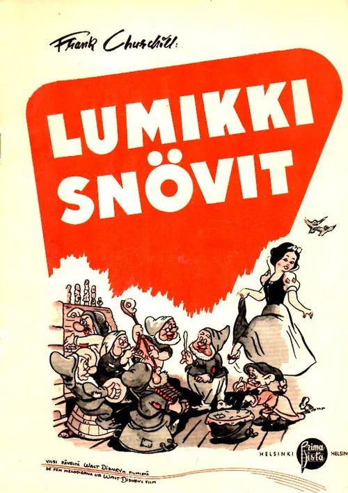 Lumikki-sävelmät / Snövit-melodierna - Churchill Frank | Antikvariaatti Lukuhetki | Osta Antikvaarista - Kirjakauppa verkossa