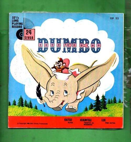 Dumbo (vihko + single) - Disney Walt | Antikvariaatti Lukuhetki | Osta Antikvaarista - Kirjakauppa verkossa