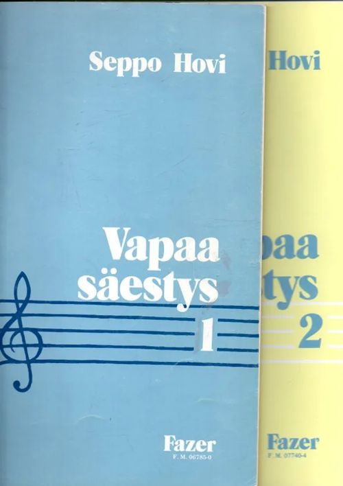 Vapaa säestys 1-2 - Hovi Seppo | Antikvariaatti Lukuhetki | Osta  Antikvaarista - Kirjakauppa verkossa