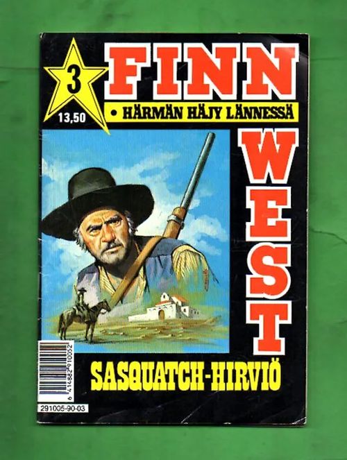 Finn West 3/90 - Sasquatch-hirviö - Useita tekijöitä | Antikvariaatti Lukuhetki | Osta Antikvaarista - Kirjakauppa verkossa