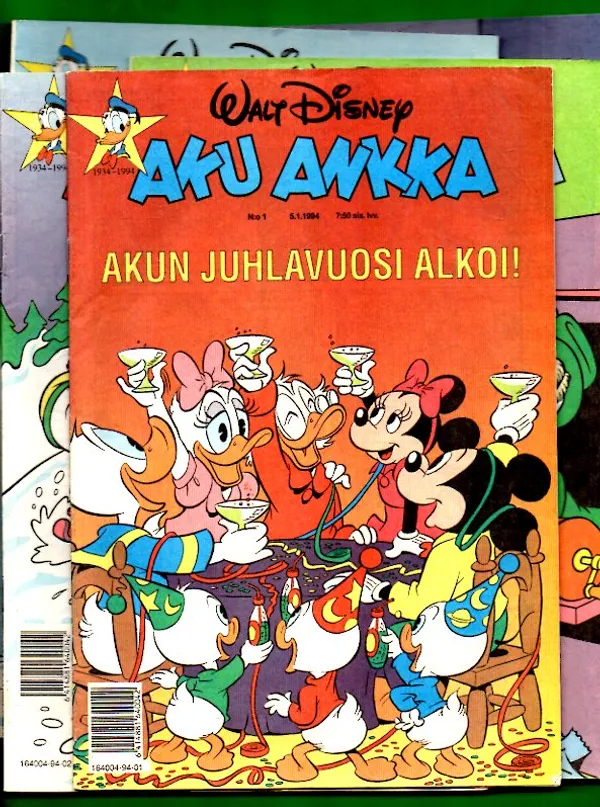 Aku Ankka -vuosikerta 1994 (1-52/94) - Useita tekijöitä | Antikvariaatti Lukuhetki | Osta Antikvaarista - Kirjakauppa verkossa