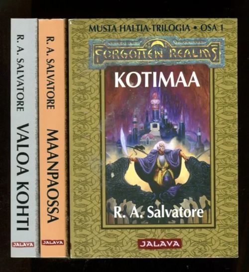 Musta haltia -trilogia - Salvatore R. A. | Antikvariaatti Lukuhetki | Osta Antikvaarista - Kirjakauppa verkossa