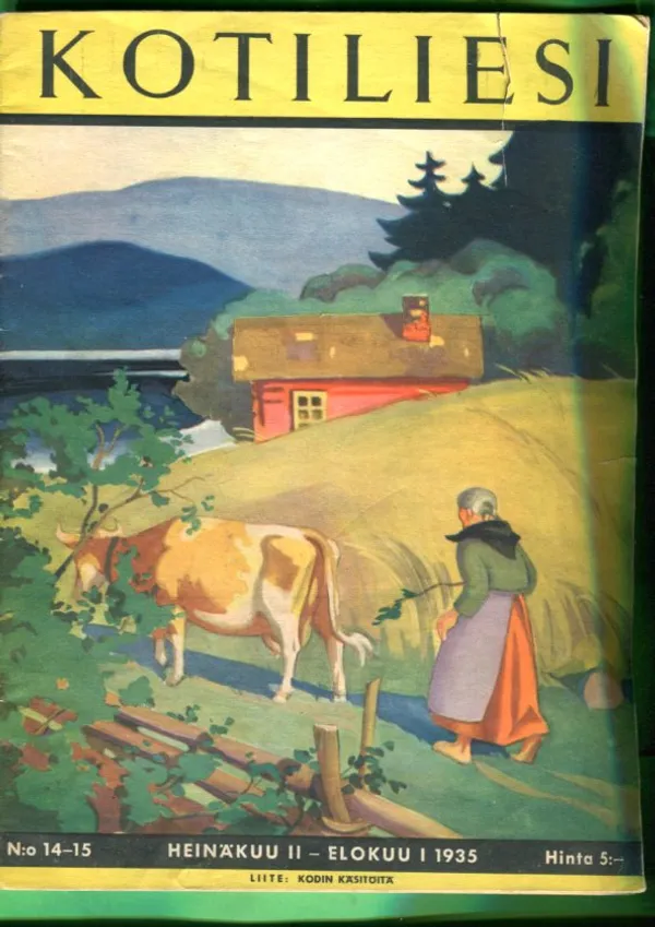 Kotiliesi N:o 14-15/1935 (Martta Wendelin) - Toimituskunta | Antikvariaatti Lukuhetki | Osta Antikvaarista - Kirjakauppa verkossa