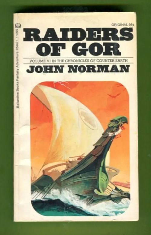 Raiders of Gor - Volume six of the Chronicles of Counter-Earth - Norman John | Antikvariaatti Lukuhetki | Osta Antikvaarista - Kirjakauppa verkossa