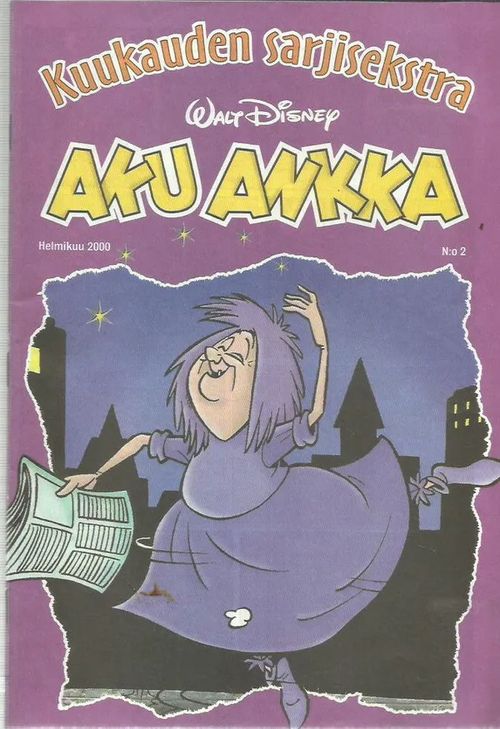 Aku Ankka kuukauden sarjisekstra N.o 10 Helmikuu 2000 - Disney Walt | Antikvariaatti Vihreä Planeetta | Osta Antikvaarista - Kirjakauppa verkossa