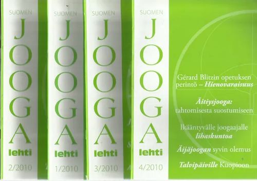 Suomen joogalehti vuosikerta 2010 1-4 | Antikvariaatti Vihreä Planeetta | Osta Antikvaarista - Kirjakauppa verkossa