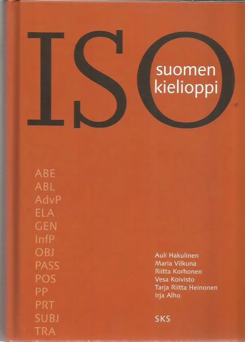 Iso suomen kielioppi - Hakulinen Aila ym. | Antikvariaatti Vihreä Planeetta | Osta Antikvaarista - Kirjakauppa verkossa