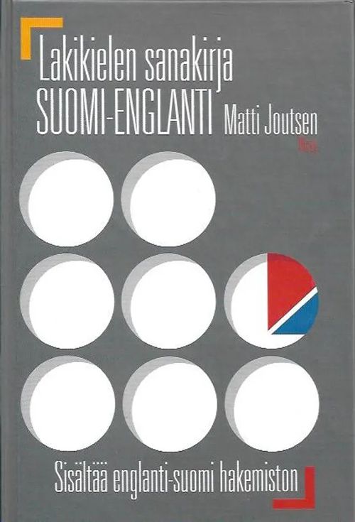 Lakikielen sanakirja suomi-englanti - Sisältää englanti-suomi hakemiston - Matti Joutsen | Antikvariaatti Vihreä Planeetta | Osta Antikvaarista - Kirjakauppa verkossa