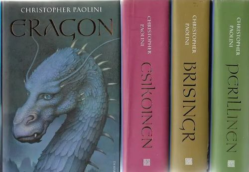 Perillinen sarja 1-4 - Eragon / Esikoinen / Brisingr / Perillinen - Paolini Christopher | Antikvariaatti Vihreä Planeetta | Osta Antikvaarista - Kirjakauppa verkossa