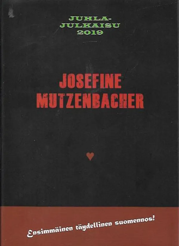 Josefine Mutzenbacher eli wieniläisen porton tarina omin sanoin kerrottuna (Juhlajulkaisu) | Antikvariaatti Vihreä Planeetta | Osta Antikvaarista - Kirjakauppa verkossa