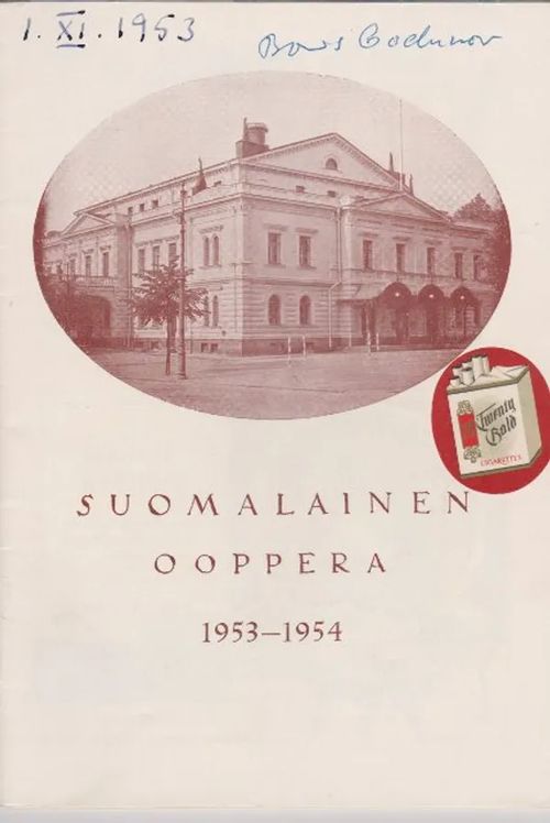 Suomalainen Ooppera 1953-1954 | Antikvaarinen kirjahuone Libris | Osta Antikvaarista - Kirjakauppa verkossa