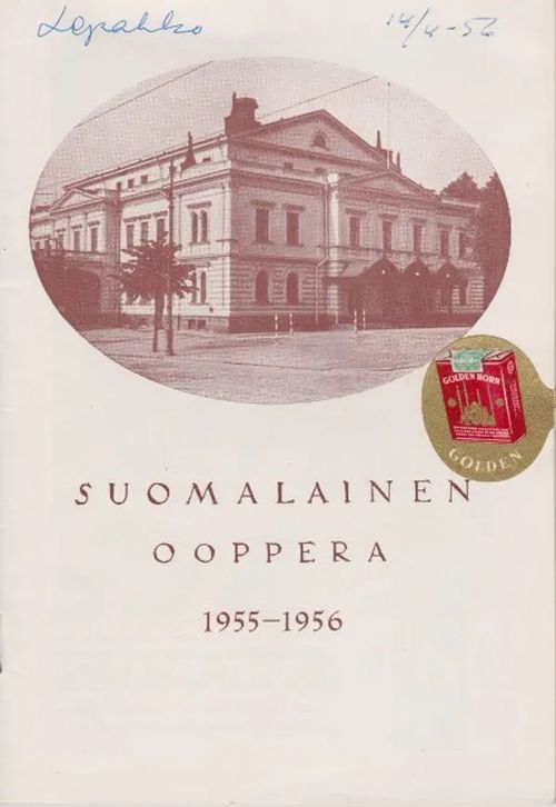 Suomalainen Ooppera 1955-1956 | Antikvaarinen kirjahuone Libris | Osta Antikvaarista - Kirjakauppa verkossa