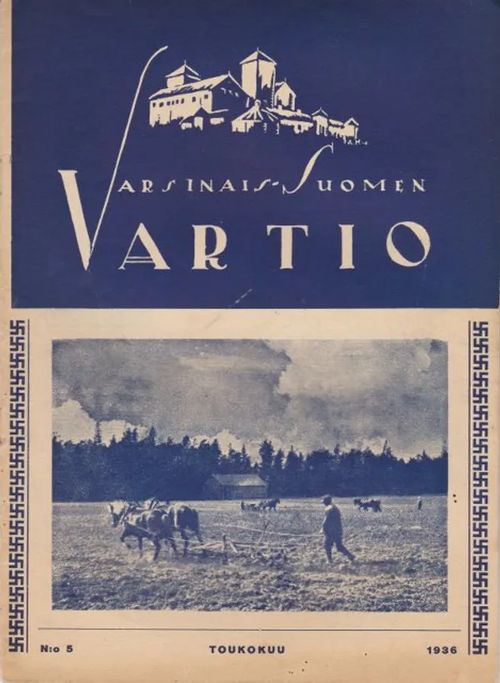 Varsinais-Suomen Vartio N:o 5 Toukokuu 1936 | Antikvaarinen kirjahuone Libris | Osta Antikvaarista - Kirjakauppa verkossa