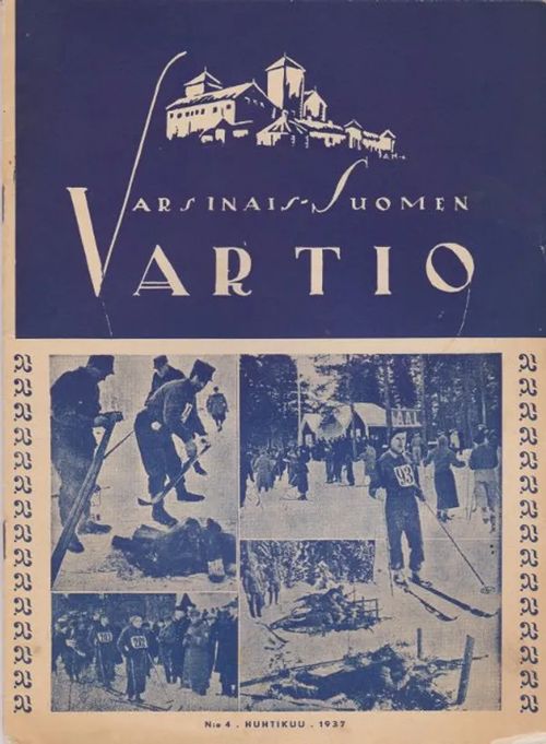 Varsinais-Suomen Vartio N:o 4 Huhtikuu 1937 | Antikvaarinen kirjahuone Libris | Osta Antikvaarista - Kirjakauppa verkossa