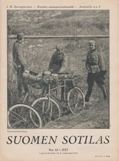 Suomen Sotilas N:o 43 - 1927 | Antikvaarinen kirjahuone Libris | Osta Antikvaarista - Kirjakauppa verkossa