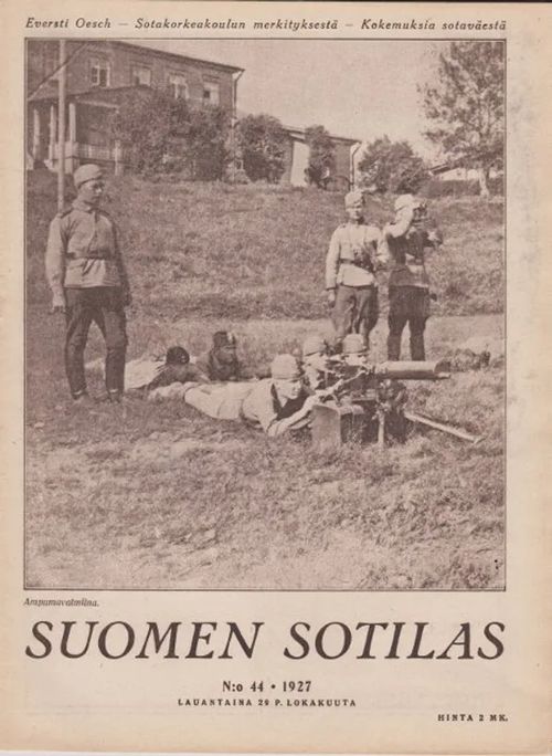 Suomen Sotilas N:o 44 - 1927 | Antikvaarinen kirjahuone Libris | Osta Antikvaarista - Kirjakauppa verkossa