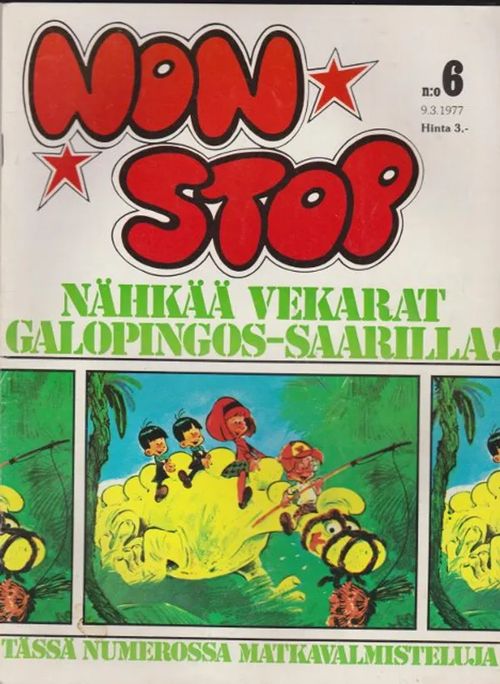 Non Stop n:o 6/1977 | Antikvaarinen kirjahuone Libris | Osta Antikvaarista - Kirjakauppa verkossa