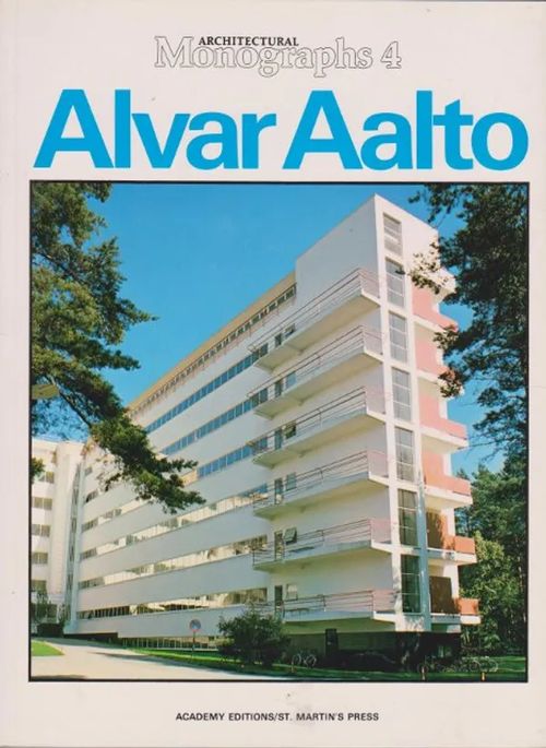 Alvar Aalto - Architectural Monograph - Dunster David (ed.) | Antikvaarinen kirjahuone Libris | Osta Antikvaarista - Kirjakauppa verkossa